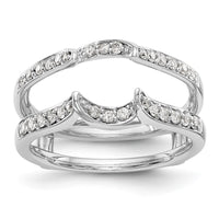 Load image into Gallery viewer, 14K White Gold 1/3 carat Diamond Complete Ring Guard
