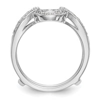 Load image into Gallery viewer, 14K White Gold 1/5 carat Diamond Complete Ring Guard

