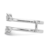 Load image into Gallery viewer, 14K White Gold 1/5 carat Diamond Complete Ring Guard
