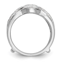 Load image into Gallery viewer, 14K White Gold 1/2 carat Diamond Complete Ring Guard
