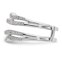 Load image into Gallery viewer, 14K White Gold 1/2 carat Diamond Complete Ring Guard
