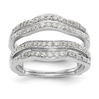 Load image into Gallery viewer, 14K White Gold 1/2 carat Diamond Complete Ring Guard
