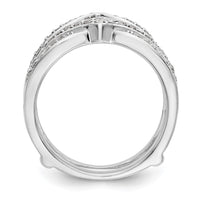 Load image into Gallery viewer, 14K White Gold 1/2 carat Diamond Complete Ring Guard
