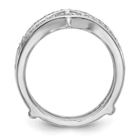 Load image into Gallery viewer, 14K White Gold 1/2 carat Diamond Complete Ring Guard
