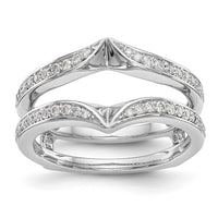 Load image into Gallery viewer, 14K White Gold 1/3 carat Diamond Complete Ring Guard
