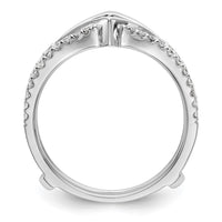 Load image into Gallery viewer, 14K White Gold 1/3 carat Diamond Complete Ring Guard
