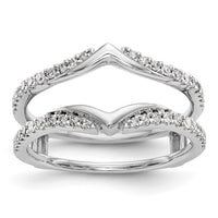Load image into Gallery viewer, 14K White Gold 1/3 carat Diamond Complete Ring Guard
