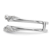 Load image into Gallery viewer, 14K White Gold 1/5 carat Diamond Complete Ring Guard
