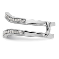 Load image into Gallery viewer, 14K White Gold 1/4 carat Diamond Complete Ring Guard
