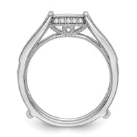 Load image into Gallery viewer, 14K White Gold 1/3 carat Diamond Complete Ring Guard
