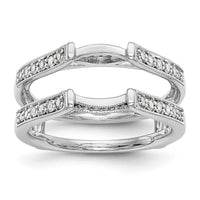 Load image into Gallery viewer, 14K White Gold 1/3 carat Diamond Complete Ring Guard
