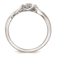 Load image into Gallery viewer, First Promise 14k White Gold 1/20 carat Round Diamond Complete Promise/Engagement Ring
