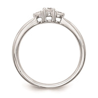 Load image into Gallery viewer, First Promise 14k White Gold 3-Stone 1/4 carat Round Diamond Complete Promise/Engagement Ring
