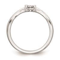 Load image into Gallery viewer, First Promise 14k White Gold Cluster .03 carat Round Diamond Complete Promise/Engagement Ring
