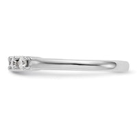 Load image into Gallery viewer, 14K White Gold 5-Stone Shared Prong 1/2 carat Round Complete Diamond Band

