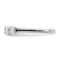 Load image into Gallery viewer, 14K White Gold 5-Stone Shared Prong 1.25 carat Round Complete Diamond Band
