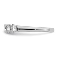 Load image into Gallery viewer, 14K White Gold 5-Stone Shared Prong 1.5 carat Round Complete Diamond Band
