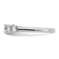 Load image into Gallery viewer, 14K White Gold 5-Stone Shared Prong 1.5 carat Round Complete Diamond Band
