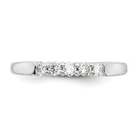 Load image into Gallery viewer, 14K White Gold 5-Stone Shared Prong 1/4 carat Round Complete Diamond Band
