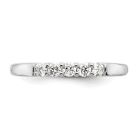Load image into Gallery viewer, 14K White Gold 5-Stone Shared Prong 1/3 carat Round Complete Diamond Band
