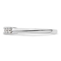 Load image into Gallery viewer, 14K White Gold 5-Stone Shared Prong 1/4 carat Princess Complete Diamond Band
