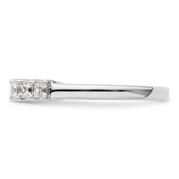 Load image into Gallery viewer, 14K White Gold 5-Stone Shared Prong 1/2 carat Princess Complete Diamond Band
