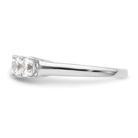 Load image into Gallery viewer, 14K White Gold 5-Stone Shared Prong 1.5 carat Princess Complete Diamond Band
