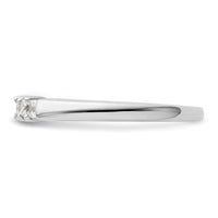Load image into Gallery viewer, 14K White Gold 5-Stone Shared Prong 1/4 carat Princess Complete Diamond Band
