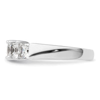 Load image into Gallery viewer, 14K White Gold 5-Stone Shared Prong 1.5 carat Princess Complete Diamond Band
