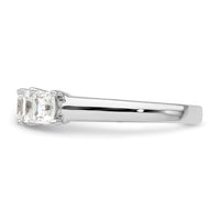 Load image into Gallery viewer, 14K White Gold 5-Stone Shared Prong 1.5 carat Princess Complete Diamond Band

