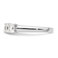 Load image into Gallery viewer, 14K White Gold 5-Stone Shared Prong 1.5 carat Princess Complete Diamond Band
