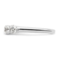 Load image into Gallery viewer, 14K White Gold 5-Stone Shared Prong 1 carat Round Complete Diamond Band
