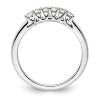 Load image into Gallery viewer, 14K White Gold 6-Stone Shared Prong 1/4 carat Complete Round Diamond Band
