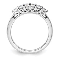 Load image into Gallery viewer, 14K White Gold 6-Stone Shared Prong 1/2 carat Complete Round Diamond Band
