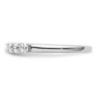 Load image into Gallery viewer, 14K White Gold 6-Stone Shared Prong 1/2 carat Complete Round Diamond Band
