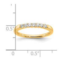 Load image into Gallery viewer, 14K Yellow Gold 7-Stone Diamond Band
