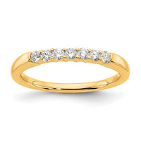 Load image into Gallery viewer, 14K Yellow Gold 7-Stone Diamond Band
