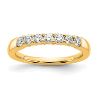 Load image into Gallery viewer, 14K Yellow Gold 7-Stone Diamond Band
