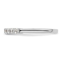 Load image into Gallery viewer, 14K White Gold 9-Stone Shared Prong 1/2 carat Complete Round Diamond Band
