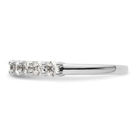 Load image into Gallery viewer, 14K White Gold 9-Stone Shared Prong 1 carat Complete Round Diamond Band

