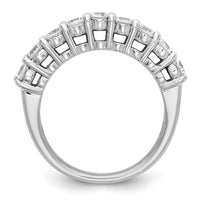 Load image into Gallery viewer, 14K White Gold 9-Stone Shared Prong 1.15 carat Complete Round Diamond Band
