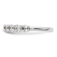 Load image into Gallery viewer, 14K White Gold 9-Stone Shared Prong 1.6 carat Complete Round Diamond Band
