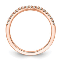 Load image into Gallery viewer, 14K Rose Gold Diamond Band

