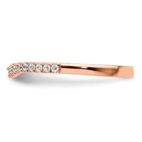 Load image into Gallery viewer, 14K Rose Gold Diamond Band
