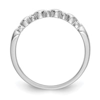 Load image into Gallery viewer, 14K White Gold 1/15 carat Diamond Complete Wedding Band

