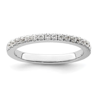 Load image into Gallery viewer, 14K White Gold 1/3 carat Diamond Complete Wedding Band
