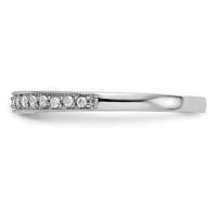 Load image into Gallery viewer, 14K White Gold 1/10 carat Diamond Complete Wedding Band
