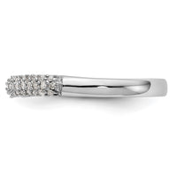 Load image into Gallery viewer, 14K White Gold Micro Pave 1/4 carat Complete Diamond Band
