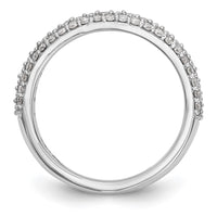 Load image into Gallery viewer, 14K White Gold Micro Pave 1/2 carat Complete Diamond Band
