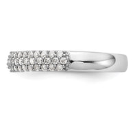 Load image into Gallery viewer, 14K White Gold Micro Pave 1/2 carat Complete Diamond Band
